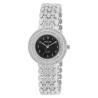 Montre bracelet métal argenté serti de strass Femme Excellanc