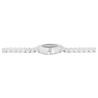 Montre bracelet métal argenté serti de strass Femme Excellanc