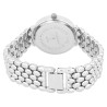 Montre bracelet métal argenté serti de strass Femme Excellanc