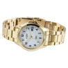 Montre bracelet acier inoxydable doré Homme Just Watch cadran blanc