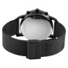 Montre Homme Just Watch bracelet acier inoxydable noir chronographe 42 mm Albert