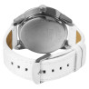 Montre bracelet cuir véritable blanc chock Homme Raptor