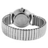 Montre Excellanc bracelet acier inoxydable argenté bracelet extensible 38 mm Femme