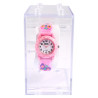 Montre Enfant QBos bracelet silicone rose livrée en boîte
