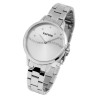 Montre Femme bracelet acier inoxydable argenté flake Raptor