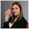 Montre Femme bracelet acier inoxydable argenté flake Raptor