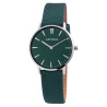 Montre Femme Just Watch bracelet cuir vert cadran vert 33 mm