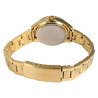 Montre Femme Q&Q bracelet acier inoxydable doré sertissage de strass