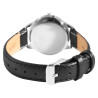 Montre Homme Just Watch bracelet cuir véritable noir cadran blanc 29 mm