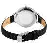 Montre Just Watch Femme bracelet cuir véritable noir cadran noir 34 mm Michele
