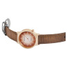 Montre Excellanc Femme bracelet cuir synthétique brun cadran brun 38 mm