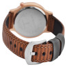 Montre Excellanc Femme bracelet cuir synthétique brun cadran brun 38 mm
