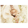 Montre Excellanc Femme bracelet métal doré rose 37 mm