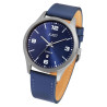 Montre Just Watch bracelet cuir véritable titane Homme