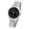 Montre Homme bracelet titane Just Watch cadran noir
