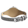 Montre Femme Excellanc bracelet cuir synthétique gris cadran gris 32 mm