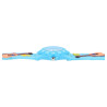 Montre Enfant QBos bracelet silicone bleu guitare