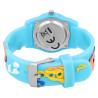 Montre Enfant QBos bracelet silicone bleu guitare