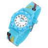 Montre Enfant QBos bracelet silicone bleu guitare