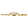 Montre Femme Q&Q bracelet acier inoxydable doré cadran doré 30 mm