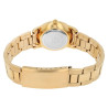 Montre Femme Q&Q bracelet acier inoxydable doré cadran doré 30 mm