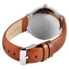 Montre bracelet cuir véritable brun inessa Raptor Femme
