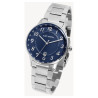 Montre Homme Just Watch bracelet acier inoxydable argenté cadran bleu 42 mm Lieran