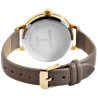 Montre Femme Excellanc bracelet cuir synthétique gris cadran gris