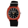 Montre Aerostar bracelet tissu noir Homme cadran noir