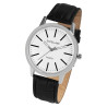 Montre Homme Excellanc bracelet cuir synthétique noir
