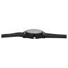 Montre Homme Q&Q bracelet silicone noir cadran noir chiffres verts