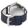 Montre Homme Raptor bracelet cuir véritable bleu accom
