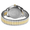 Montre Femme Excellanc bracelet acier inoxydable bicolore bracelet extensible
