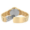 Montre bracelet acier inoxydable doré Homme Q&Q cadran doré