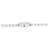 Montre Excellanc bracelet métal argenté Femme cadran noir 31 mm