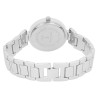 Montre Excellanc bracelet métal argenté Femme cadran noir 31 mm