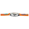 Montre Enfant Excellanc bracelet silicone orange cadran blanc
