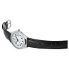 Montre Femme Excellanc cadran blanc bracelet cuir synthétique noir