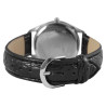 Montre Femme Excellanc cadran blanc bracelet cuir synthétique noir