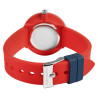 Montre Femme Just Watch bracelet silicone rouge jola