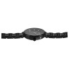 Montre Femme Just Watch bracelet acier inoxydable noir cadran noir index strass