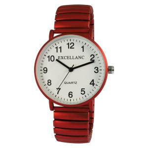 Montre bracelet métal rouge...