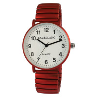 Montre bracelet métal rouge...