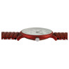 Montre bracelet métal rouge Femme Excellanc cadran blanc