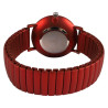 Montre bracelet métal rouge Femme Excellanc cadran blanc