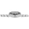 Montre Homme Alain Miller bracelet acier inoxydable argenté cadran noir