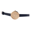Montre Femme bracelet cuir synthétique bleu Adrina cadran brun