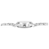 Montre Femme Q&Q bracelet acier inoxydable argenté dateur