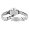Montre Femme Q&Q bracelet acier inoxydable argenté dateur