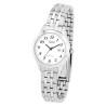 Montre Femme Q&Q bracelet acier inoxydable argenté dateur